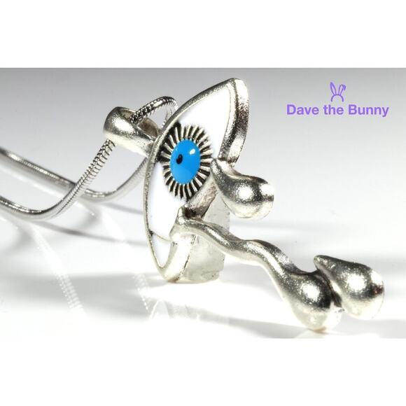 Evil Eye Pendant with Tears Necklace Pendant - Picture 4 of 7